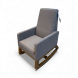 Baxton Studio Yashiya MCM Upholstered ROCKING CHAIRS 26w37d37h