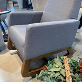 Baxton Studio Yashiya MCM Upholstered ROCKING CHAIRS 26w37d37h