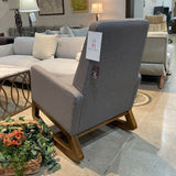 Baxton Studio Yashiya MCM Upholstered ROCKING CHAIRS 26w37d37h