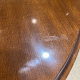 Oval Mahogany Queen Anne Style DINING TABLE 66w44d29h