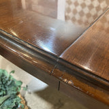 Oval Mahogany Queen Anne Style DINING TABLE 66w44d29h
