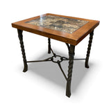 Medley Wood & Metal END/SIDE TABLE 28w24d25h