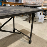 Restoration Hardware Flatiron Rectangular DINING TABLE 60w32d30.5h