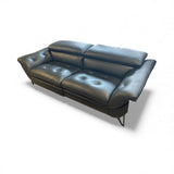 Roche Bobois Trajectoire Leather Power Recliner RECLINERS Black 86w44d28h