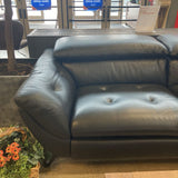 Roche Bobois Trajectoire Leather Power Recliner RECLINERS Black 86w44d28h