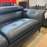 Roche Bobois Trajectoire Leather Power Recliner RECLINERS Black 86w44d28h