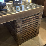 Restoration Hardware Timber Slat 3-Drawer DESKS 63w31.5d30h