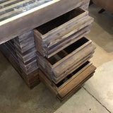 Restoration Hardware Timber Slat 3-Drawer DESKS 63w31.5d30h