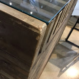 Restoration Hardware Timber Slat 3-Drawer DESKS 63w31.5d30h