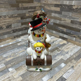 Snowbell Family Tealight Candle Holder HOLIDAY ITEMS 6w3d6h