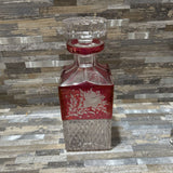 Cut Crystal Decanter ACCESSORIES 3.5w3.5d10h