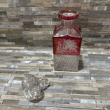 Cut Crystal Decanter ACCESSORIES 3.5w3.5d10h