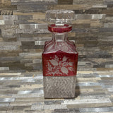 Cut Crystal Decanter ACCESSORIES 3.5w3.5d10h