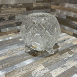 Lead Crystal Footed Vase ACCESSORIES 4d4h