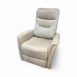 Parker House Gemini Leather Swivel Glider RECLINERS Ivory 30w30d42h