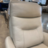 Parker House Gemini Leather Swivel Glider RECLINERS Ivory 30w30d42h