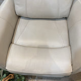 Parker House Gemini Leather Swivel Glider RECLINERS Ivory 30w30d42h