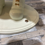 Santa Figurine HOLIDAY ITEMS Ivory/Gold 8w6d20h