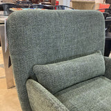 Casterly Cammy Tweed Armchair CHAIR Pine Green 28.5w21d34h