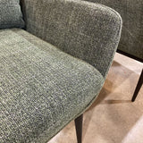 Casterly Cammy Tweed Armchair CHAIR Pine Green 28.5w21d34h