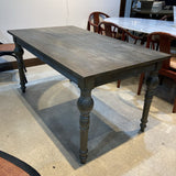 Handy Living Distressed Rectangular Wood DINING TABLE 59w33.5d30.5h