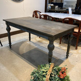 Handy Living Distressed Rectangular Wood DINING TABLE 59w33.5d30.5h