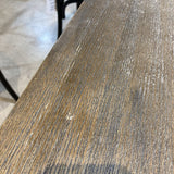 Handy Living Distressed Rectangular Wood DINING TABLE 59w33.5d30.5h