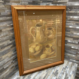 Framed Original Still Life Oil Painting ART WORK 18x22