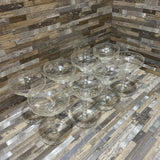 Princess House 8pc Set Etched Glasses ACCESSORIES 3.5d5.5h