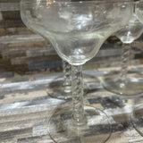 Princess House 8pc Set Etched Glasses ACCESSORIES 3.5d5.5h