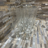 Princess House 8pc Set Glass Champagne Flutes ACCESSORIES 3d8.5h