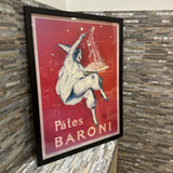 Pates Baroni Framed Poster Print ART WORK 25.5x33.5