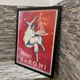 Pates Baroni Framed Poster Print ART WORK 25.5x33.5