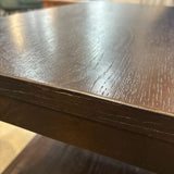 Wood Single Drawer NIGHTSTAND Dark Brown 24w14d24h