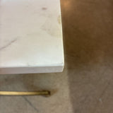 Pamina Marble & Brass COFFEE/COCKTAIL TABLE 48w28d18h