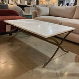 Pamina Marble & Brass COFFEE/COCKTAIL TABLE 48w28d18h