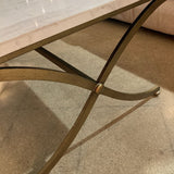 Pamina Marble & Brass COFFEE/COCKTAIL TABLE 48w28d18h