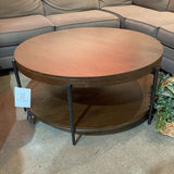 Hekman Furniture Bedford Round Wood COFFEE/COCKTAIL TABLE Tobacco 41d19h