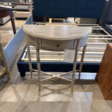 Skilling Driftwood Demilune CONSOLE TABLE 31Wx13.5Dx32H