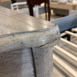 Skilling Driftwood Demilune CONSOLE TABLE 31Wx13.5Dx32H