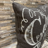 All is Calm All is Bright Down Filled Pillow HOLIDAY ITEMS 18"