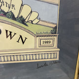 Morristown NJ Print By Lucille Hobbie ART WORK 17Wx25H