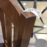 F&N Woodworking - Indiana Amish Made Cherry w/ Leather Seats DINING CHAIRS 19Wx19Dx42H