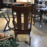 F&N Woodworking - Indiana Amish Made Cherry w/ Leather Seats DINING CHAIRS 19Wx19Dx42H