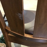 F&N Woodworking - Indiana Amish Made Cherry w/ Leather Seats DINING CHAIRS 19Wx19Dx42H