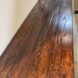 Rustic Wood Top w/ Wrought Cast Iron Legs CONSOLE TABLE 52Wx18Dx31H