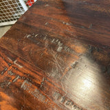 Rustic Wood Top w/ Wrought Cast Iron Legs CONSOLE TABLE 52Wx18Dx31H