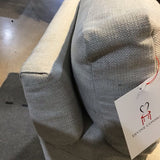 Woven Linen Square Arm CHAIR 87Wx39Dx27H