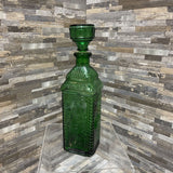 Emerald Glass Perrine's Apple Ginger Philly Bottle ACCESSORIES Green 3.25Wx11.25H