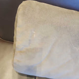 American Leather Menlo 3pc Curved Leather SECTIONAL 185w34d31h